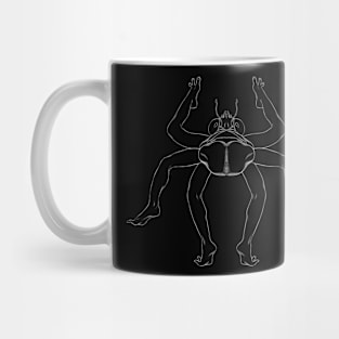 Pedesanthropus insectus Mug